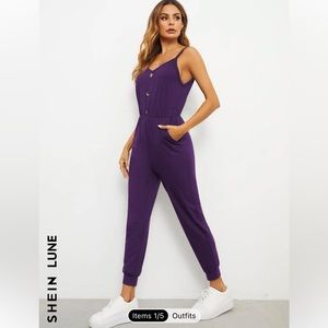 Shein Purple Jumpsuit